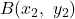 B(x_{2},~y_{2})